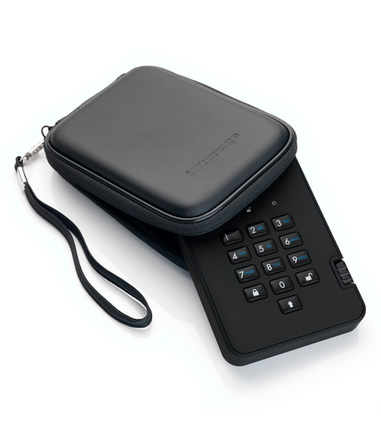 iStorage diskAshur² HDD 500GB Black | Secure Portable Hard Drive |AES-XTS 256-bit Hardware Encryption | PIN protected | OS & Platform Independent | TAA Compliant |Brute force hack defence | Dust/Water Resistant