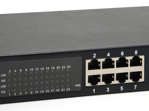 LevelOne 24-Port Gigabit PoE Switch, 802.3at/af PoE, 150W