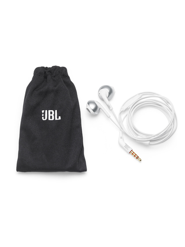 JBL Tune 205 Headset Wired In-ear Calls/Music Chrome, White