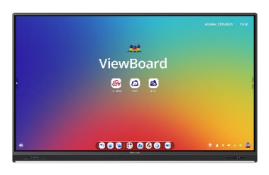 ViewBoard 53serie touchscreen 86INCH UHD, Android 13.0 (upgrade A14 Q4),IR 450 nits, 4x USB-C, NFC reader, 2x20W + sub 20W