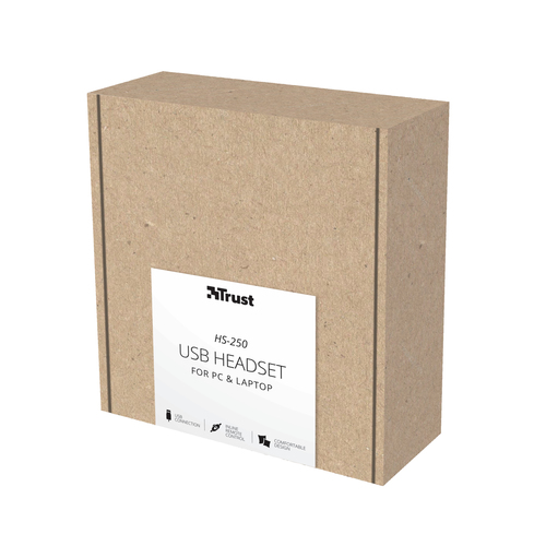 Trust HS-250 Headset Wired Head-band Calls/Music Black