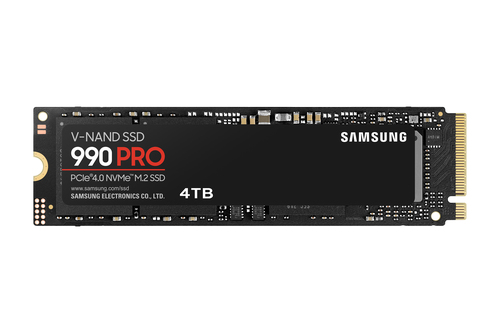 990 Pro NVMe M.2 4TB - M.2. 2280 - PCI-Express 4.0 x 4 - TCG Opal Encryption 2.0 - No Heatsink