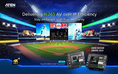 ATEN VE8662-AT-G AV extender AV transmitter & receiver Black