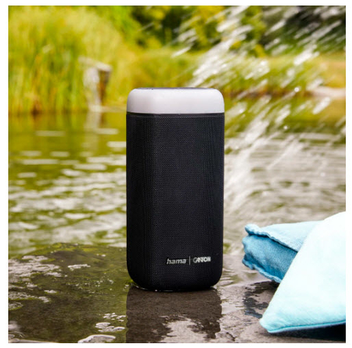 Hama Glow Pro Stereo portable speaker Black 30 W