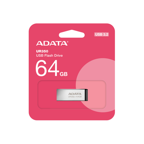 ADATA UR350 USB flash drive 64 GB USB Type-A 3.2 Gen 1 (3.1 Gen 1) Black