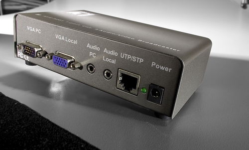LevelOne 1-Port Cat.5 Audio/Video Transmitter