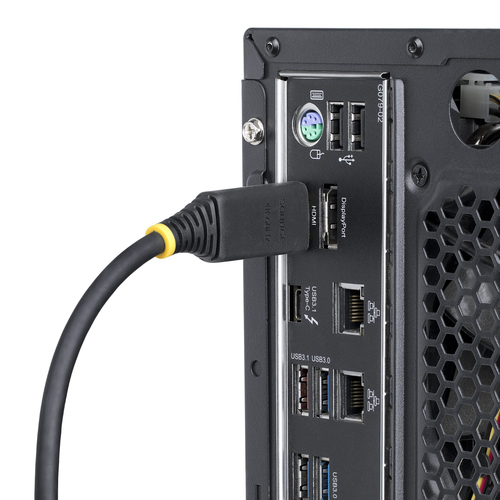 StarTech.com 35ft (10.6m) Active High Speed HDMI Cable with Gripping Connectors, 4K 60Hz/1440p 144Hz, HDR10/HDCP 2.2/ARC, 18Gbps, UHD HDMI 2.0 Cord for TV/Monitor/Display, TPE Jacket