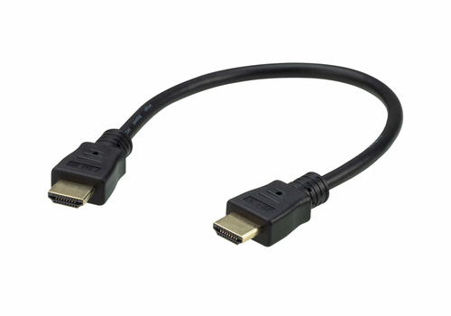 ATEN High Speed HDMI Cable with Ethernet True 4K ( 4096X2160 @ 60Hz); 0,3 m HDMI Cable with Ethernet