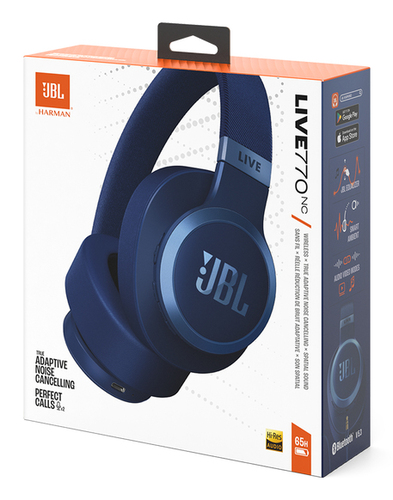JBL Live 770NC Headset Wireless Head-band Calls/Music Bluetooth Blue
