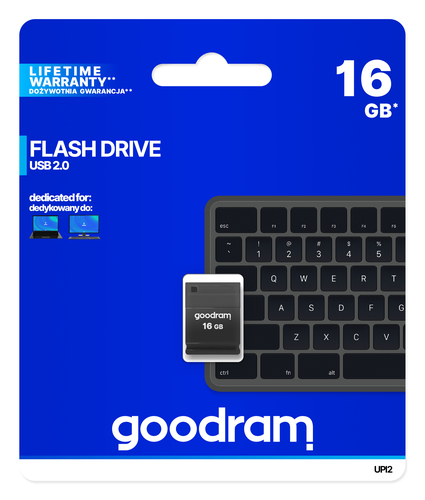 Goodram UPI2 USB flash drive 16 GB USB Type-A 2.0 Black