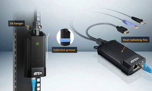 ATEN KG8900T KVM switch Black, Purple