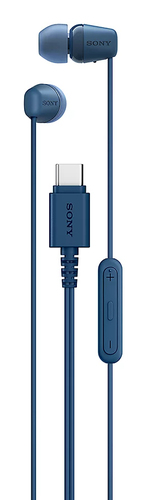 Sony IER-EX15C Headset Wired In-ear Calls/Music USB Type-C Blue