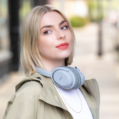 Lindy LH500XW Headset Wired & Wireless Head-band Calls/Music Micro-USB Bluetooth Grey