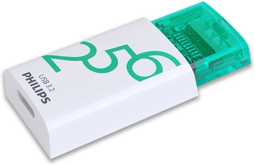 Philips USB 3.2 256GB Click Series Gen 1 USB-C USB flash drive USB Type-A 3.2 Gen 1 (3.1 Gen 1) White
