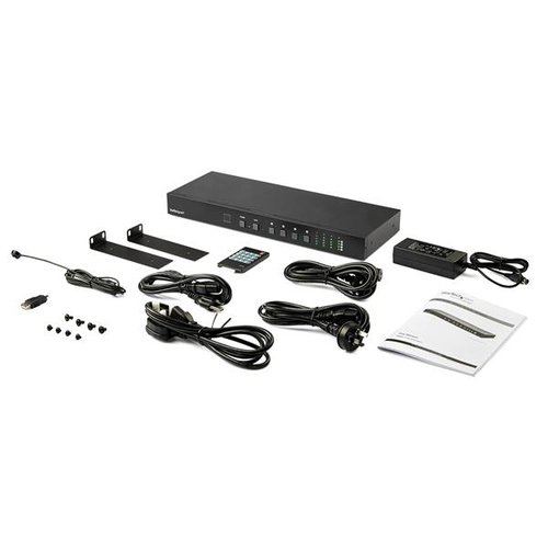 StarTech.com 4x4 HDMI Matrix Switch with Audio and Ethernet Control - 4K 60Hz