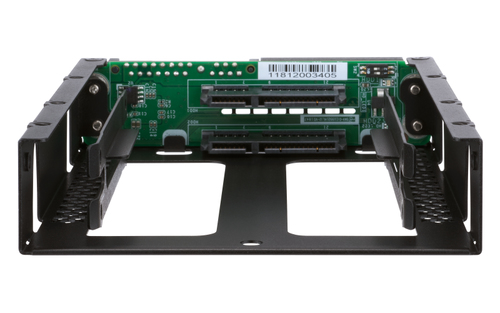 QNAP QDA-A2AR storage drive enclosure HDD/SSD enclosure Black 2.5"