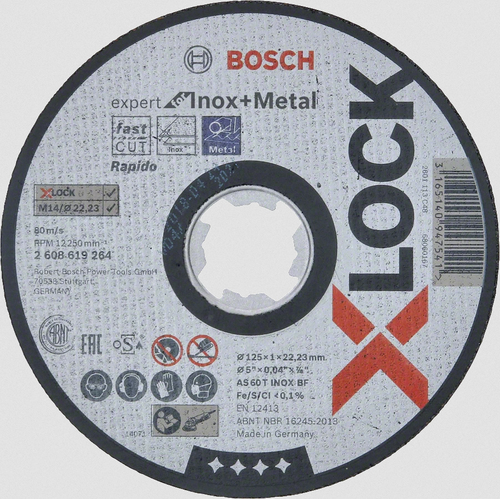 Bosch 2 608 619 264 angle grinder accessory Cutting disc