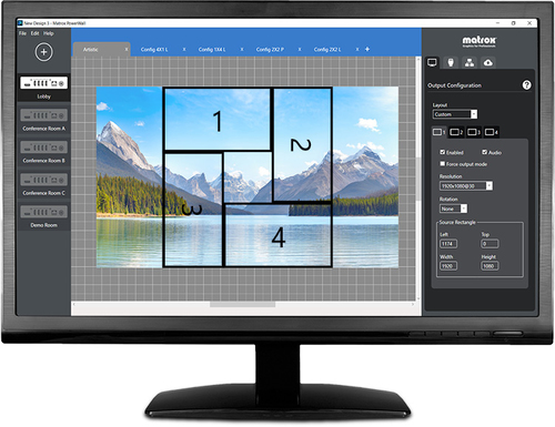 Matrox QuadHead2Go Q185 Multi-Monitor Controller Appliance / Q2G-DP4K2