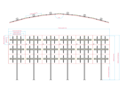 Multibrackets M Pro Series - Video Wall Floormount MBFMC6x3U