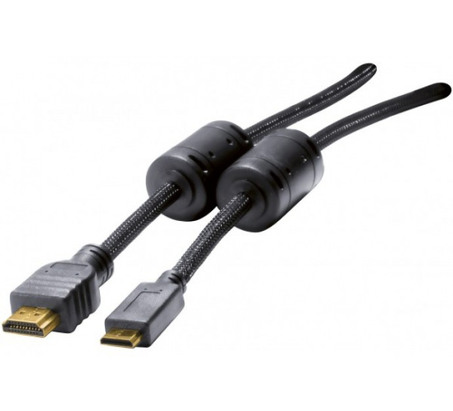 Hypertec 128269-HY HDMI cable 1.5 m HDMI Type A (Standard) HDMI Type C (Mini) Black