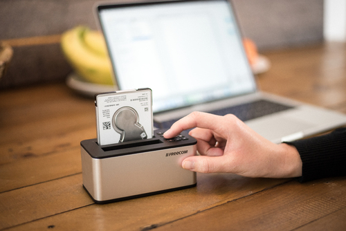 Freecom mDock Keypad Secure USB 3.2 Gen 1 (3.1 Gen 1) Type-C Black, Grey