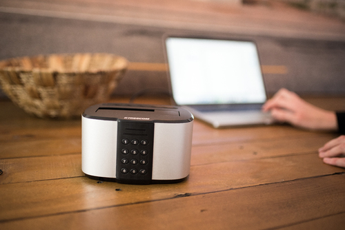 Freecom mDock Keypad Secure USB 3.2 Gen 1 (3.1 Gen 1) Type-C Black, Grey