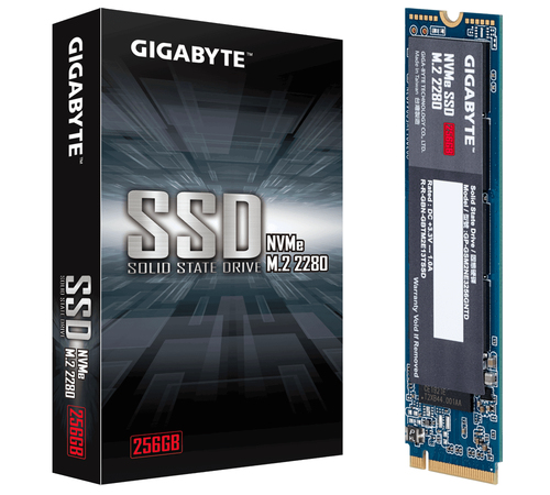 GIGABYTE GP-GSM2NE3256GNTD internal solid state drive 256 GB M.2 PCI Express 3.0 NVMe