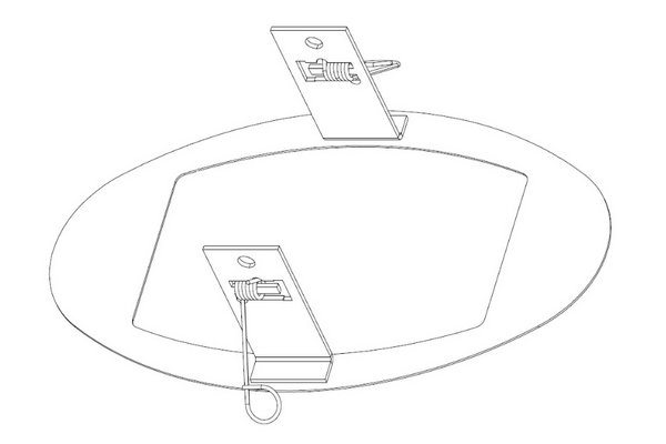 REHAU KIT COLLERETTE FAUX PLAFOND POUR COLONNE SIMPLE