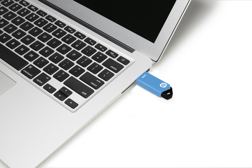 HP v150w USB flash drive 32 GB USB Type-A 2.0 Black, Blue