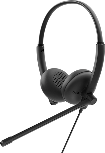 Dell Wired Headset WH125 Kablet Høretelefoner Sort