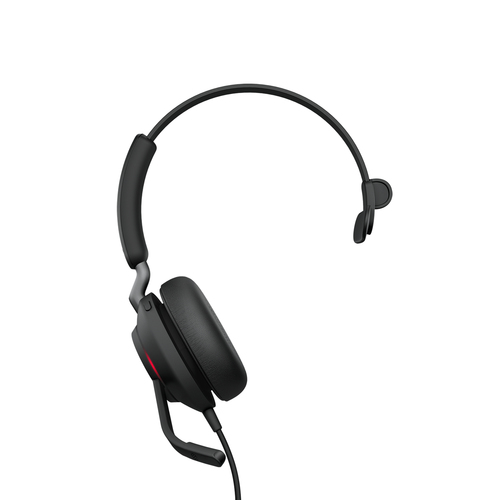 Jabra Evolve2 40 SE UC Mono Kablet Høretelefoner Sort