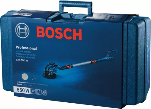 Bosch GTR 55-225 Drywall sander 910 RPM Black, Blue 550 W