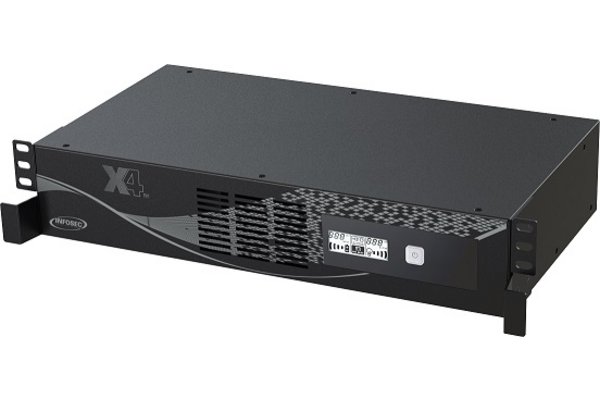 Infosec X4 3000 RM Plus UPS-enhed Interaktivt indgangsstik 3 kVA 1800 W 10 AC stikkontakt(er)