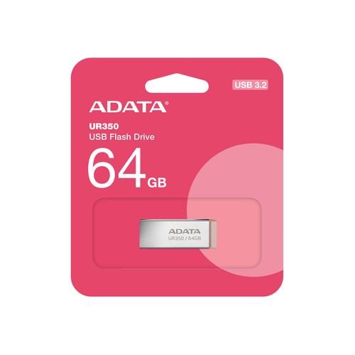 ADATA UR350 USB flash drive 64 GB USB Type-A 3.2 Gen 1 (3.1 Gen 1) Brown