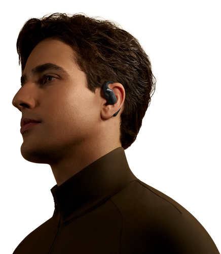 SHOKZ OpenFit 2 Headset Wireless Ear-hook, Open-ear Calls/Music/Sport/Everyday Black