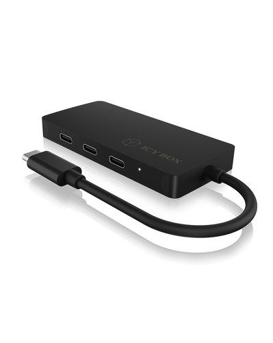 ICY BOX IB-HUB1429-CPD USB 3.2 Gen 2 (3.1 Gen 2) Type-C 10000 Mbit/s Black