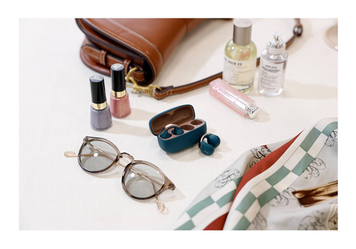 JVC HA-NP1T Headset True Wireless Stereo (TWS) Ear-clip-on Calls/Music USB Type-C Bluetooth Blue, Gold