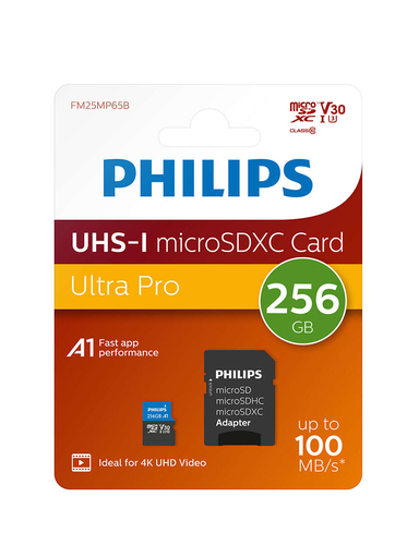 Philips FM25MP65B/00 memory card 256 GB MicroSDXC UHS-I Class 3