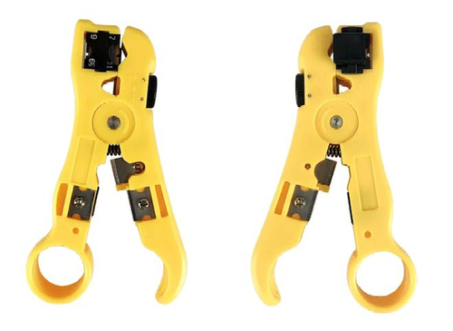 Network cable stripper with 