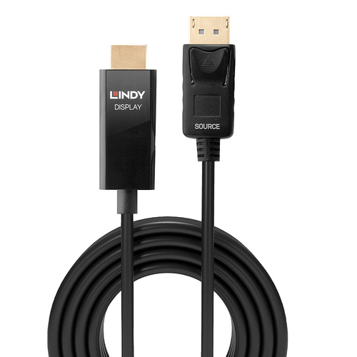 Lindy 1m Active DisplayPort to HDMI Cable with HDR