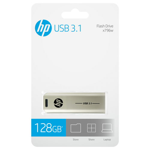 HP x796w USB flash drive 128 GB USB Type-A 3.2 Gen 1 (3.1 Gen 1) Silver