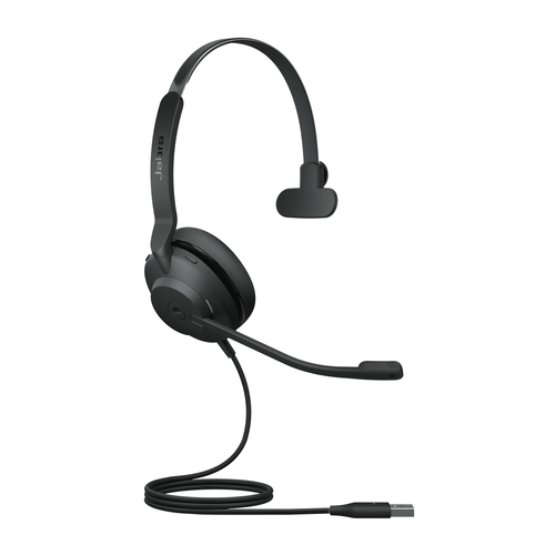 Jabra Evolve2 30 SE MS Mono Kablet Høretelefoner Sort