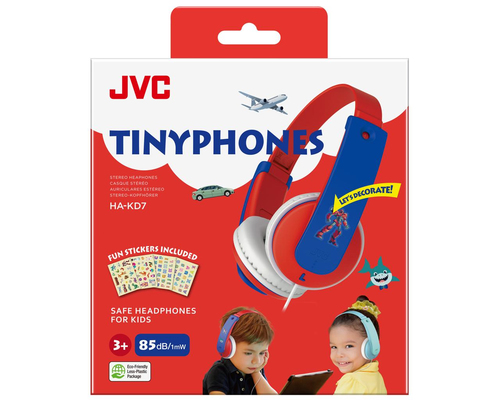 JVC Tinyphones Wired Red