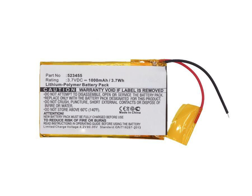 Battery 3.70Wh Li-Pol 3.7V 