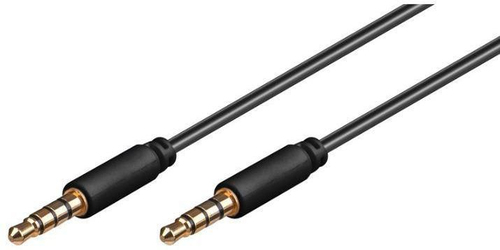Microconnect IPOD016 audio cable 2 m 3.5mm Black