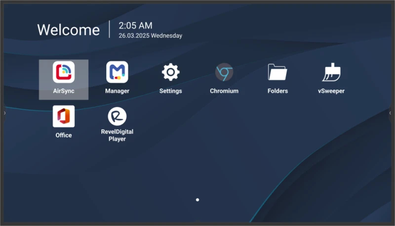 ViewBoard LED large format display 86 inch 3840x2160 - 500 nits - Android 14 - 24/7 - USB-C 65W charging