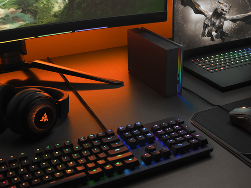 Seagate FireCuda Gaming Hub external hard drive 8 TB Micro-USB B / USB Type-A / USB Type-C 3.2 Gen 1 (3.1 Gen 1) Black