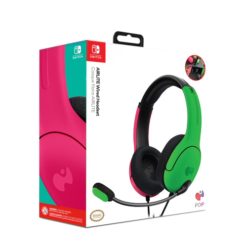 PDP LVL40 Headset Wired Head-band Gaming Black, Green