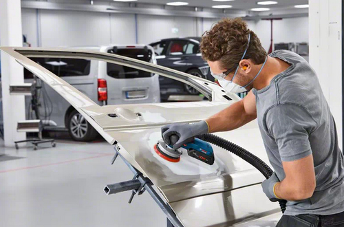 Bosch GEX 18V-125 Professional Random orbital sander 10000 RPM 20000 OPM Black, Blue, Grey, Red