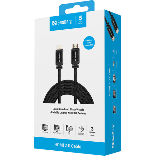 Sandberg HDMI 2.0 19M-19M, 3m